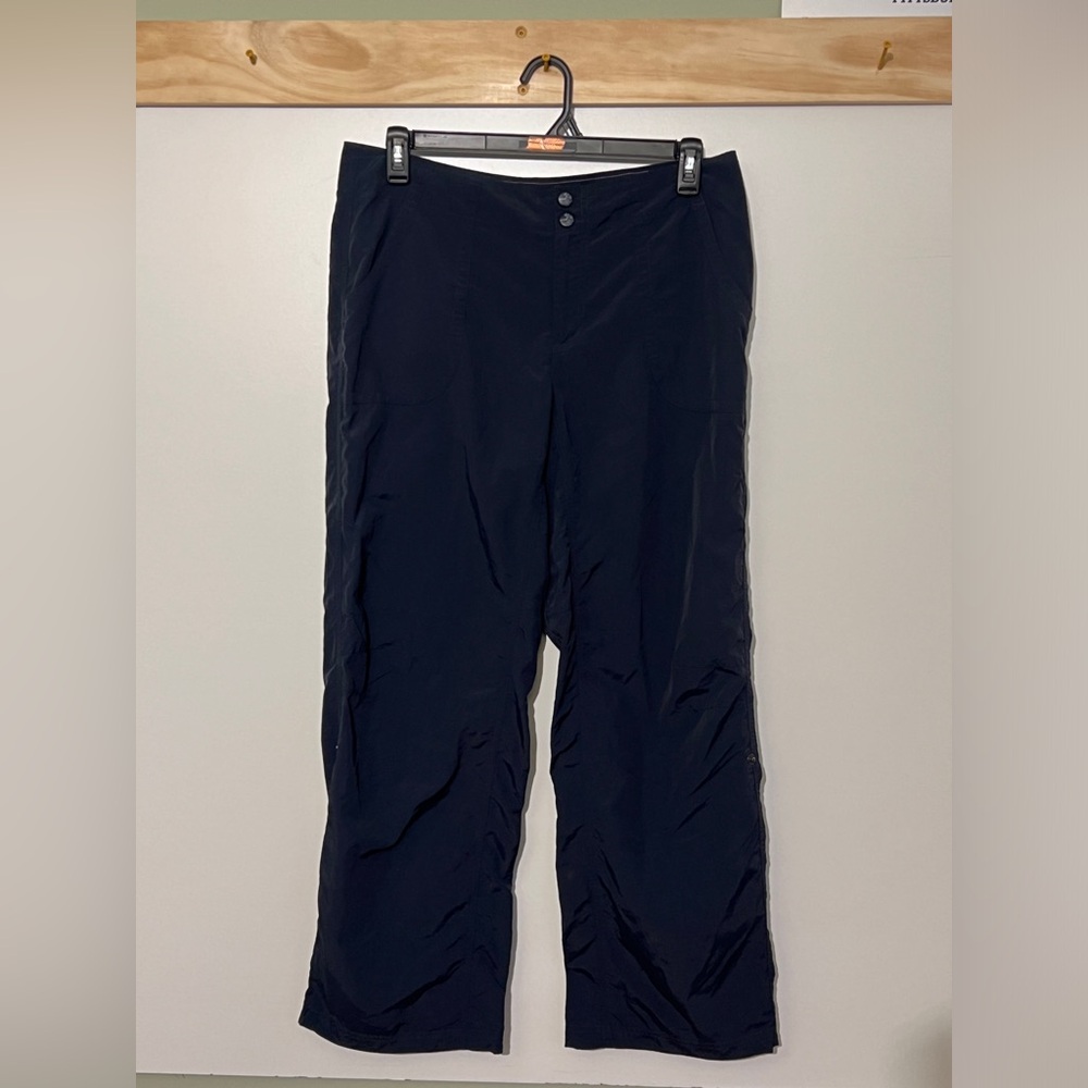 L.L.Bean Pants Hiking Outdoor Pants‎ Navy Blue Women Size 14